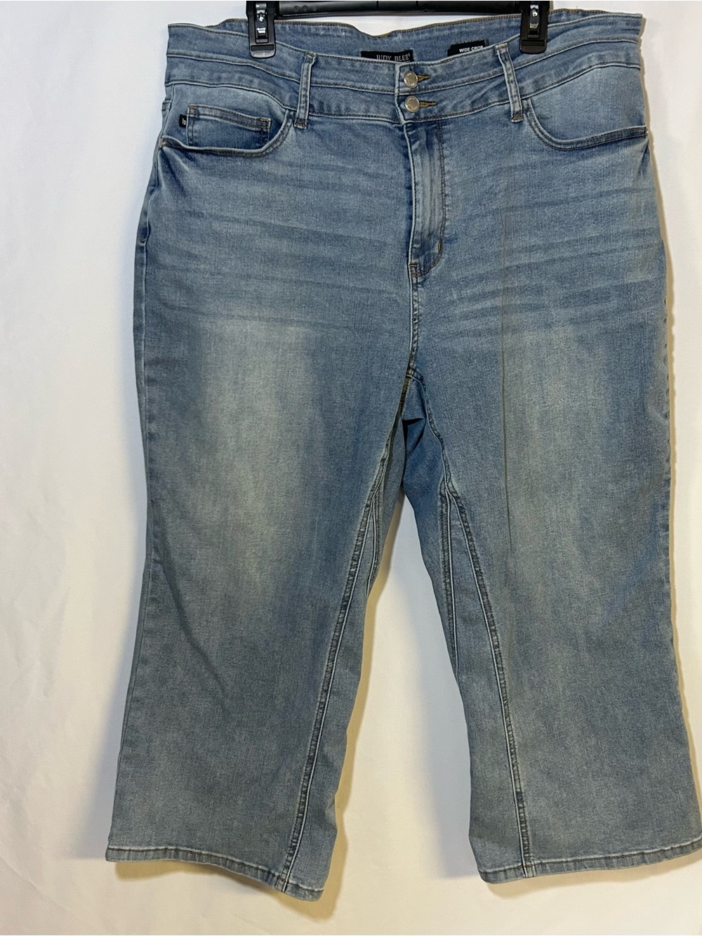 Judy Blue Wide Leg Crop Jeans size 22W medium wash